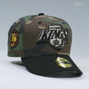 ニューエラ New Era 【 Los Angeles Kings Pendant Woodland Camo Bailey The Mascot Fitted...