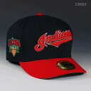 ニューエラ New Era 【 Cleveland Indians Jacobs Field Team Color 2 Tone Fitted Cap Unis...