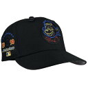 Newera 【 Chicago Cubs "Clark The Bear" 1990 Asg Blackout Metallic 59Fifty Fitted Hat Unisex Black/Grey Undervisor 】 シカゴ カブス バッグ 小物 ブランド雑貨 帽子 メンズ帽子 キャップ ユニセックス 黒色 ブラック 灰