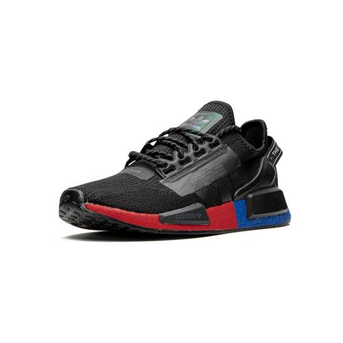 アディダス ADIDAS 黒 ブラック 赤 レッド 青 ブルー スニーカー 【 BLACK RED BLUE ADIDAS NMD R1 V2 】 メンズ スニーカー