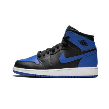 ナイキ ジョーダン JORDAN エア ハイ 黒 ブラック GS“ROYAL” 【 AIR BLACK JORDAN 1 RETRO HIGH OG VARSITY ROYALBLACK 】 キッズ ベビー マタニティ