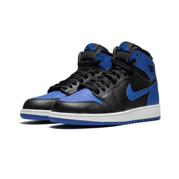 ナイキ ジョーダン JORDAN エア ハイ 黒 ブラック GS“ROYAL” 【 AIR BLACK JORDAN 1 RETRO HIGH OG VARSITY ROYALBLACK 】 キッズ ベビー マタニティ