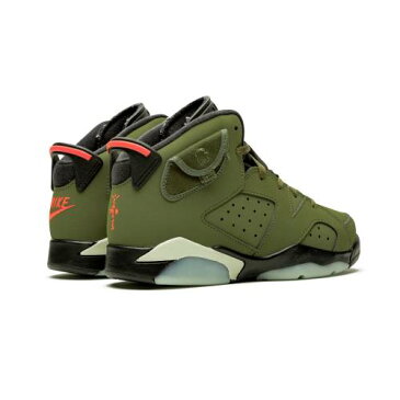 ナイキ ジョーダン JORDAN エア オリーブ PS“CACTUS SCOTT” 【 AIR OLIVE JORDAN 6 JACK TRAVIS MEDIUM BLACKSAIL UNIVER 】 キッズ ベビー マタニティ