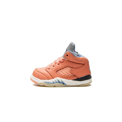 ナイキ ジョーダン クリムゾン エアジョーダン "DJ BLISS" ジュニア キッズ JORDAN AIR 5 TD KHALED - CRIMSON DV4981 641 / ベビー マタニティ スニーカー