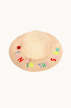 ブランド名Acorn性別Kids商品名Girls Fun In The Sun Wide Brim HatカラーNATURAL『Girls Fun In The Sun Wide Brim Hat』は、活発な女の子たちが太陽の下で思いっきり遊び、輝く夏の日々を彩るために特別にデザインされた、機能性とデザイン性を兼ね備えたワイドブリムハットです。 強い日差しから大切なお子様の肌を守りながら、ファッションアイテムとしても魅力的に映えるこの帽子は、夏の必需品となることでしょう。 お子様の笑顔と健やかな成長を願う親御様にとって、最適な選択肢となる『Girls Fun In The Sun Wide Brim Hat』の魅力を詳しくご紹介いたします。 ■ 商品説明・スペック 『Girls Fun In The Sun Wide Brim Hat』は、その名の通り、太陽の下での「Fun（楽しさ）」を最大限に引き出すための工夫が凝らされています。主要な素材には、軽量でありながら優れた耐久性を持つポリエステルと、肌触りの良いコットンをブレンドした特殊な生地を採用しています。この素材の組み合わせにより、通気性が高く、暑い日でもお子様の頭が蒸れにくく、快適な着用感を長時間維持することが可能です。 また、速乾性にも優れているため、汗をかいてもすぐに乾き、常にサラリとした状態を保ちます。さらに、UPF50+という最高レベルの紫外線保護指数（UVカット）を備えており、広いつば（ワイドブリム）が顔だけでなく、首の後ろや肩の一部までもしっかりと日差しから守ります。これにより、お子様のデリケートな肌を厳しい紫外線から効果的にガードし、日焼けによるダメージや熱中症のリスクを軽減します。 サイズは、様々な年齢の女の子に対応できるよう、内側にアジャスター機能を備えているため、お子様の成長に合わせてフィット感を調整できます。また、軽量設計と柔らかい素材により、折りたたんでバッグに入れることも容易で、持ち運びにも非常に便利です。デザインは、夏の陽気な雰囲気にぴったりな明るい色合いや、かわいらしいパターンが特徴で、おしゃれを楽しみながら日差し対策ができるように配慮されています。 ■ ブランド「Girls Fun In The Sun」の特徴・こだわり 「Girls Fun In The Sun」は、子供たちの笑顔と健やかな成長を何よりも大切にするブランドです。太陽の下で自由に遊び、学び、かけがえのない思い出を作る女の子たちを応援するため、品質、安全性、デザインの三つの柱にこだわりを持って製品開発を行っています。 私たちの製品は、単なる衣料品ではなく、お子様が自信を持って活動できるためのパートナーでありたいと考えています。そのため、素材選びから縫製、仕上げに至るまで、全てにおいて厳格な品質基準を設けています。肌に優しい素材を選び、耐久性の高い縫製を施すことで、活発な女の子たちの動きにも耐えうる丈夫な製品を提供しています。 デザインにおいては、子供たちの無限の想像力を刺激するような、明るく楽しい色彩や、心躍るモチーフを取り入れています。流行を追い求めるだけでなく、普遍的な可愛らしさと機能性を融合させることで、長く愛されるアイテムを作り出すことに情熱を注いでいます。 「Girls Fun In The Sun」は、お子様が安全に、そして心から楽しんで夏を過ごせるよう、細部にわたる配慮と愛情を込めて製品をお届けしています。 ■ 利用シーン・シチュエーション 『Girls Fun In The Sun Wide Brim Hat』は、多岐にわたる夏のシーンで活躍します。 ・**ビーチやプールサイド:** 水辺での遊びには欠かせないアイテムです。濡れても速乾性があるため、快適さを保ちます。 ・**公園やピクニック:** 広々とした屋外での遊びやランチタイムに、強い日差しから頭部を守ります。 ・**アウトドア活動:** キャンプ、ハイキング、釣りなど、自然の中で過ごす際に、紫外線対策として最適です。 ・**旅行や観光:** 観光地巡りやテーマパークで、おしゃれを楽しみながら日差しを遮ります。軽量で持ち運びやすいので、旅行バッグに入れてもかさばりません。 ・**日常使い:** 普段の通学や散歩、近所へのお出かけにも、さりげなくおしゃれをプラスしつつ、紫外線からお子様を守ります。 ・**野外イベントやお祭り:** 長時間屋外で過ごす際にも、快適さと安全を提供します。 あらゆる「Fun In The Sun」の瞬間に寄り添い、お子様が安心して活動できる環境を提供します。 ■ コーディネート・合わせ方の提案 『Girls Fun In The Sun Wide Brim Hat』は、その魅力的なデザインにより、様々な夏のコーディネートに合わせやすい万能なアイテムです。 ・**カジュアルスタイル:** Tシャツとショートパンツ、ジーンズなどの普段使いの服装に合わせるだけで、一気におしゃれ度がアップします。足元はスニーカーやサンダルがおすすめです。 ・**リゾートスタイル:** 花柄のワンピースやサンドレス、水着の上に羽織るラッシュガードなど、リゾート感のあるアイテムとの相性は抜群です。麦わら帽子風のデザインは、リラックスした雰囲気を演出します。 ・**スポーツミックス:** ポロシャツや速乾性素材のアクティブウェアに合わせて、スポーティーながらも女の子らしい可愛らしさを演出できます。 ・**カラーコーディネート:** ハットのカラーを、Tシャツやサンダルの色と合わせることで、統一感のあるおしゃれな印象になります。また、シンプルな服装にカラフルなハットをアクセントとして取り入れるのも良いでしょう。 このハットを一点投入するだけで、いつもの夏の装いがより一層魅力的に、そして機能的になります。お子様自身の個性を引き出すような、楽しいコーディネートをぜひお試しください。 ■ ターゲットユーザー・おすすめの人 『Girls Fun In The Sun Wide Brim Hat』は、特に以下のようなお客様におすすめいたします。 ・**活発に外で遊びたい女の子:** 公園、ビーチ、キャンプなど、太陽の下での活動が大好きな女の子に最適です。このハットが、さらに遊びの時間を楽しく安全なものにします。 ・**お子様の日焼け対策を重視する保護者様:** お子様の肌はデリケートなため、紫外線対策は非常に重要です。UPF50+のこのハットは、強力なUVカット機能でお子様を守りたいと願う親御様に安心を提供します。 ・**おしゃれも楽しみたいお子様:** 機能性だけでなく、デザインにもこだわりたい女の子にぴったりです。可愛らしいデザインが、お子様のファッションへの興味を引き出します。 ・**旅行やアウトドアが好きなご家族:** 家族での外出が多い方々にとって、持ち運びやすく、どんなシーンでも活躍するこのハットは、旅行の準備をより楽にし、思い出作りをサポートします。 ・**熱中症対策を考えている方:** 広いツバと優れた通気性により、熱中症対策としても有効です。安全に夏のアクティビティを楽しんでほしいご家庭におすすめです。 ■ 購入者へのメリット・魅力 『Girls Fun In The Sun Wide Brim Hat』をご購入いただくことで、お客様は以下のような多大なメリットと魅力を得ることができます。 ・**安心感の提供:** 最高レベルのUPF50+のUVカット機能と広いつばが、お子様の肌を強力な紫外線からしっかりと保護します。日焼けの心配を軽減し、親御様に心のゆとりをもたらします。 ・**快適性の保証:** 軽量で通気性の良い素材は、暑い日でもお子様の頭を快適に保ち、汗による不快感や蒸れを防ぎます。お子様が一日中笑顔で活動できるための、心地よい着用感を実現します。 ・**デザイン性の高さ:** 明るく可愛らしいデザインは、お子様が自ら進んで着用したくなる魅力を持ちます。おしゃれを楽しみながら、同時に紫外線対策もできるという、一石二鳥の価値を提供します。 ・**利便性と実用性:** 折りたたみが可能で持ち運びやすく、旅行やレジャーに最適です。また、お手入れも簡単で、日々の忙しい生活の中でも負担になりません。 ・**思い出作りのサポート:** このハットは、お子様が太陽の下でたくさんの楽しい経験を積むためのパートナーとなります。夏の特別な思い出を彩る、かけがえのないアイテムとなるでしょう。 『Girls Fun In The Sun Wide Brim Hat』は、お子様の健やかな成長と、ご家族の笑顔に貢献する、価値ある選択です。この夏、お子様が太陽の下で最高の時間を過ごせるよう、ぜひこの帽子をお選びください。※画像はイメージです
