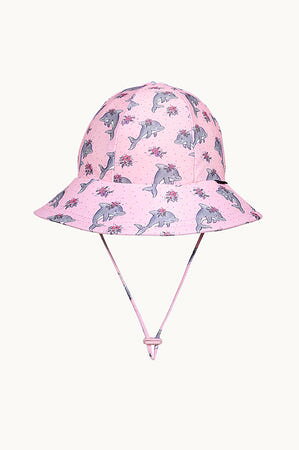 【Bedhead】Girls Dolphin Ponytail Bucket Sunhat