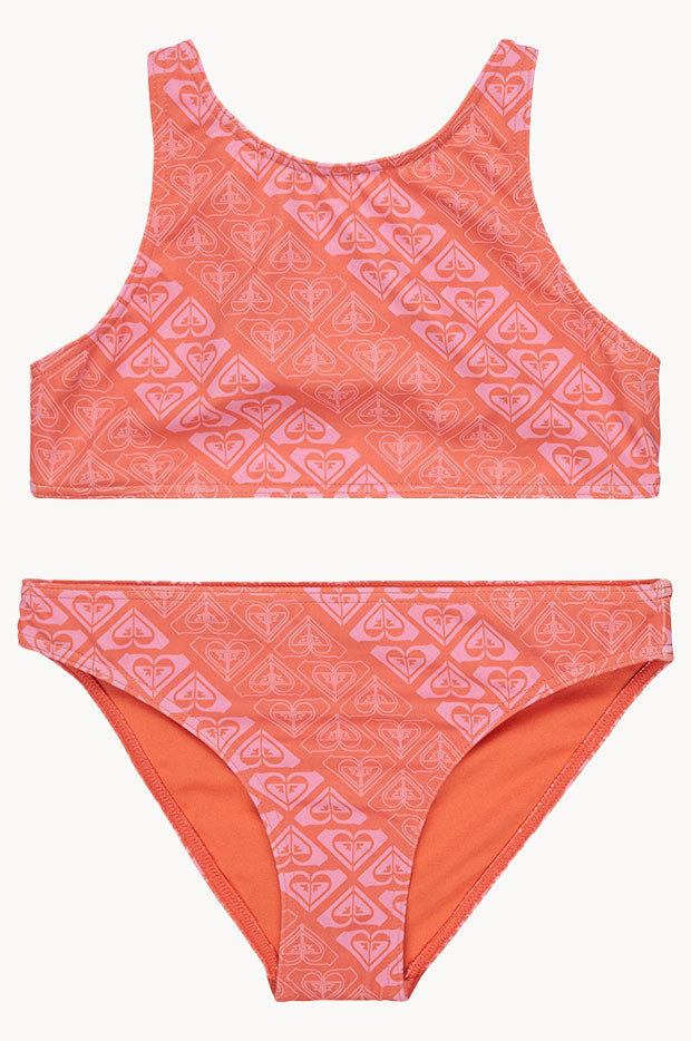 【Roxy】Girls Heart N Soul Crop Set