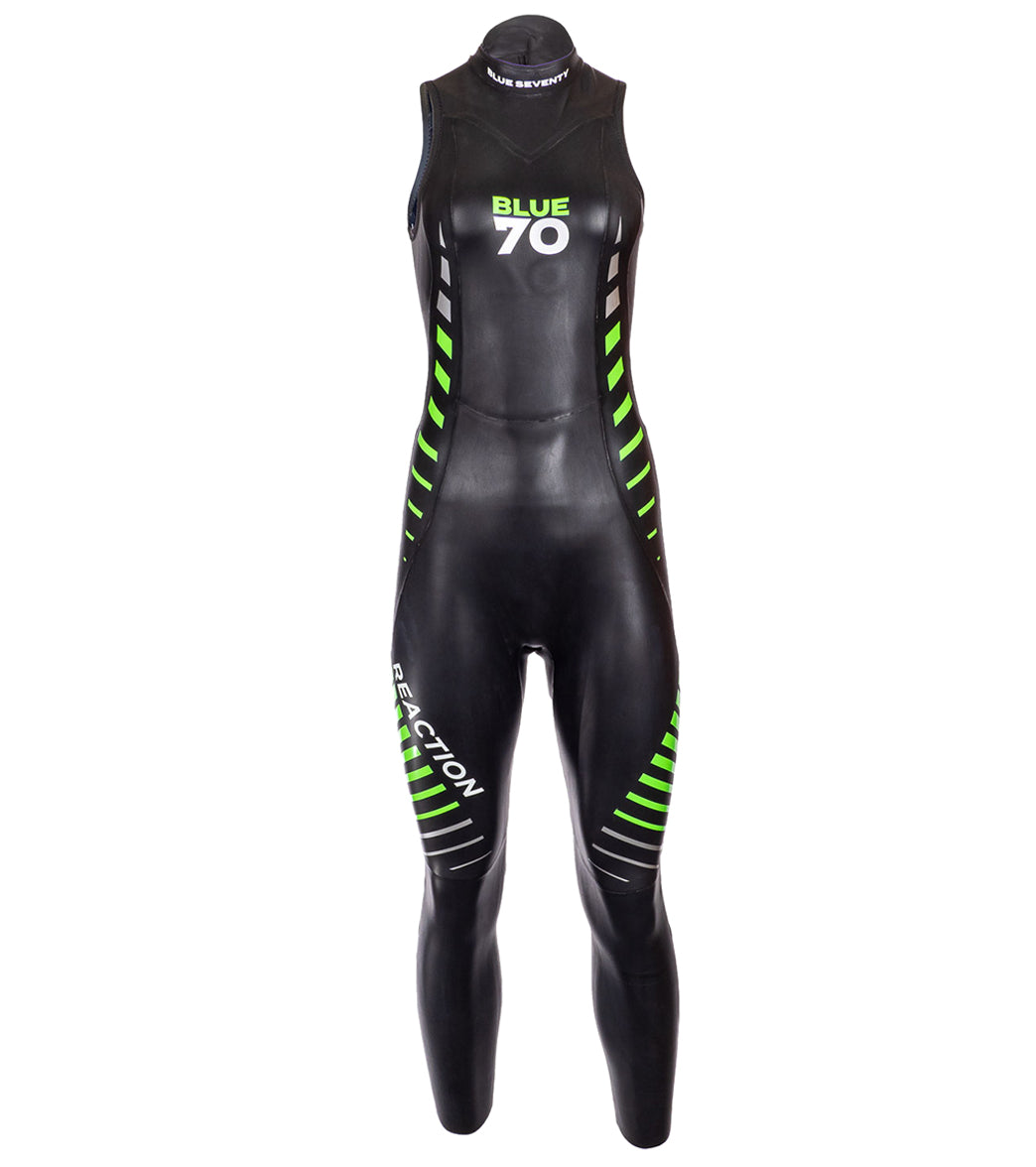 ブランド名Blueseventy性別Women(レディース)商品名Blueseventy Reaction レディース 2024 トライアスロン ウェットスーツ ノースリーブカラーBlackトライアスロンのスイムパートにおいて、パフォーマンスを最大限に引き出すために設計された、革新的な一着が登場しました。 数々のトライアスリートから絶大な信頼を寄せられるブランド、Blueseventy（ブルーセブンティ）から、待望の2024年モデル、Women's Reaction Sleeveless Tri Wetsuitが、遂にその姿を現します。 女性アスリートのために特別に開発されたこのノースリーブウェットスーツは、最高の浮力、比類ない柔軟性、そして究極の快適性を追求し、あなたのスイム体験を新たな高みへと導きます。 最新のテクノロジーとBlueseventyが長年培ってきた専門知識が融合したこの一着は、自己ベスト更新を目指すすべての女性トライアスリートにとって、欠かせないパートナーとなるでしょう。 ■ 商品説明・スペック Blueseventy Women's 2024 Reaction Sleeveless Tri Wetsuitは、トライアスロンのスイムパートに特化した高性能ウェットスーツです。特に女性の体型と動きを※画像はイメージです