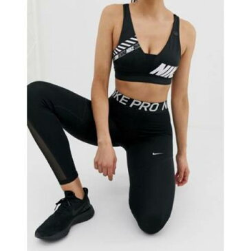 プロ トレーニング レギンス タイツ 黒 ブラック インナー 下着 ナイトウエア レディース 下 レッグ スパッツ 【 BLACK NIKE PRO TRAINING LEGGINGS IN 】