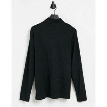 アディダス ゴルフ ADIDAS GOLF アディダス ゴルフ ストライプ ロゴ 黒色 ブラック メンズ 【 GOLF STRIPE ADIDAS 3 LOGO QUARTER ZIP TOP IN BLACK 】