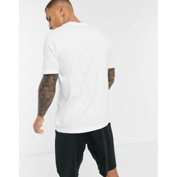 アディダス パフォーマンス ADIDAS PERFORMANCE アディダス パフォーマンス ロゴ Tシャツ 白色 ホワイト メンズ 【 ADIDAS PERFORMANCE LARGE LOGO TSHIRT IN WHITE 】