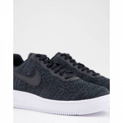 ナイキ NIKE フライニット スニーカー スニーカー 黒色 ブラック 2.0 メンズ 【 NIKE AIRFORCE 1 FLYKNIT TRAINERS BLACK ANTHRACITEWHI 】