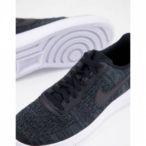 ナイキ NIKE フライニット スニーカー スニーカー 黒色 ブラック 2.0 メンズ 【 NIKE AIRFORCE 1 FLYKNIT TRAINERS BLACK ANTHRACITEWHI 】