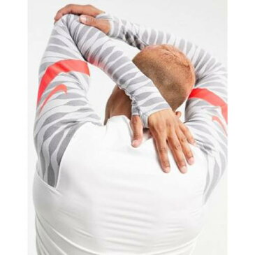 ナイキ フットボール NIKE FOOTBALL ドライフィット ストライク 白色 ホワイト メンズ 【 NIKE FOOTBALL DRIFIT STRIKE 21 DRILL TOP IN WHITE 】