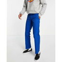 ディッキーズ DICKIES ディッキーズ パンツ 青色 ブルー メンズ 【 DICKIES WORK PANT TROUSERS IN BLUE 】