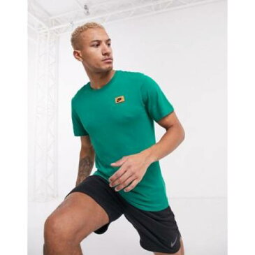 トレーニング Tシャツ 緑 グリーン メンズファッション トップス カットソー 【 GREEN NIKE TRAINING TSHIRT IN 】