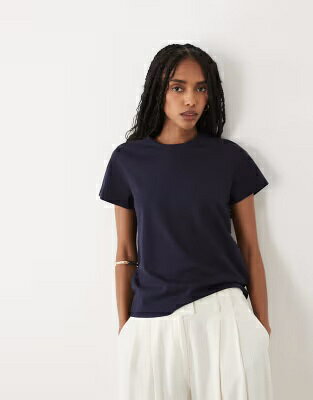 スリム Tシャツ 青色 ブルー 半袖D レディース ARKET SLIM FIT SHORT SLEEVED T-SHIRT IN BLUE / レディースファッション トップス jordan23-45358876 スニケス パッケージ画像