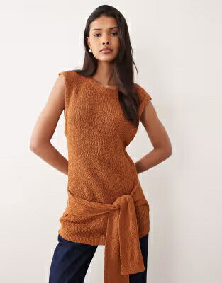 エイソス ラップ レディース ASOS DESIGN ASOS DESIGN WRAP TOP IN GINGER / レディースファッション トップス