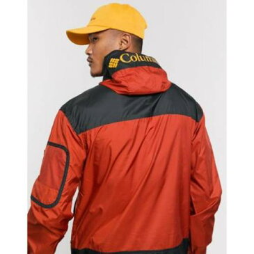 ウィンドブレーカー 赤 レッド メンズファッション コート ジャケット 【 RED COLUMBIA CHALLENGER WINDBREAKER IN 】