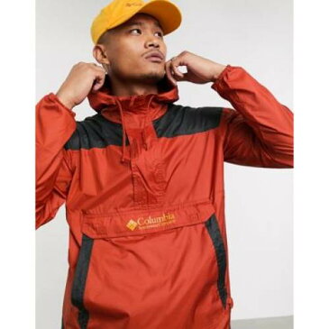 ウィンドブレーカー 赤 レッド メンズファッション コート ジャケット 【 RED COLUMBIA CHALLENGER WINDBREAKER IN 】