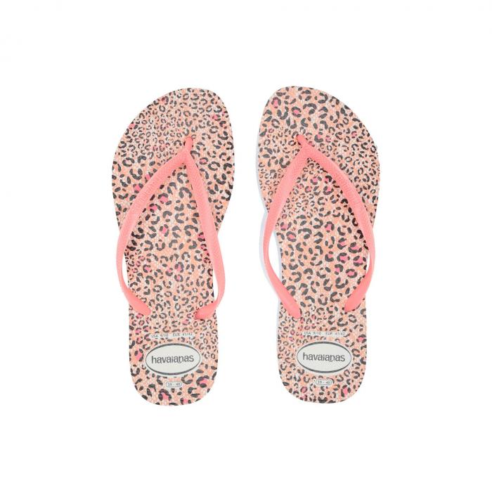 HAVAIANAS スリム 白 ホワイト 【 SLIM WHITE HAVAIANAS ANIMALS FLIP FLOPS CORAL NEW 】