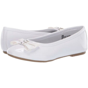 RACHEL KIDS 白 ホワイト パテント 【 WHITE RACHEL KIDS CLARA LITTLE KID BIG PATENT 】 キッズ ベビー マタニティ