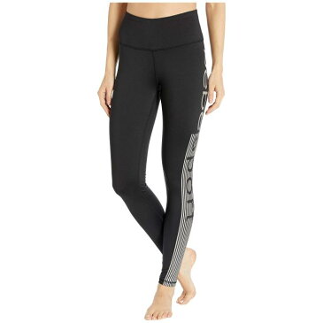 BEBE SPORT ロゴ レギンス タイツ レディースファッション ボトムス パンツ レディース 【 Sport Logo Leggings 】 Black/silver Glitter