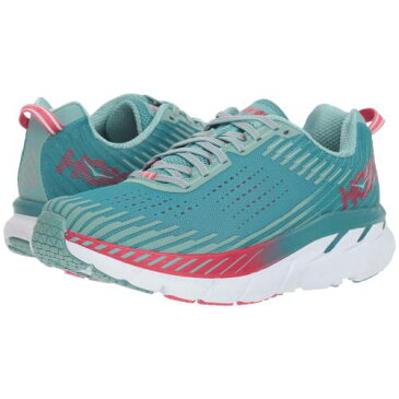 ホカ オネオネ HOKA ONE ONE 緑 グリーン 青 ブルー スニーカー 【 GREEN BLUE HOKA ONE CLIFTON 5 SLATE CANTON 】