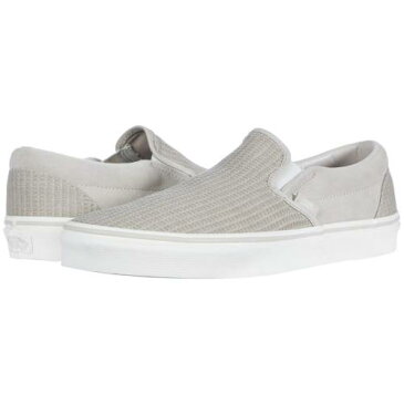 バンズ VANS バンズ クラシック 白 ホワイト SLIPON™ スニーカー 【 VANS WHITE CLASSIC MULTI WOVEN RAINY DAY SNOW 】