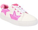 【★スーパーSALE★6/11午前2時迄】ヨシサムラ 白色 ホワイト ピンク ジュニア キッズ 【 YOSI SAMRA KIDS MISS HARPER / WHITE PINK FAUX FUR 】 ベビー マタニティ スニーカー(4)