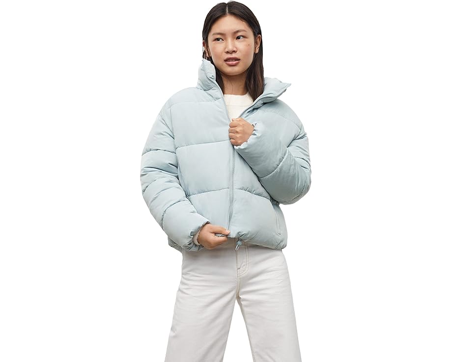 ジャケット 青色 ブルー ジュニア キッズ 【 MANGO KIDS CHARLIE QUILTED JACKET / BLUE 】 ベビー マタニティ コート