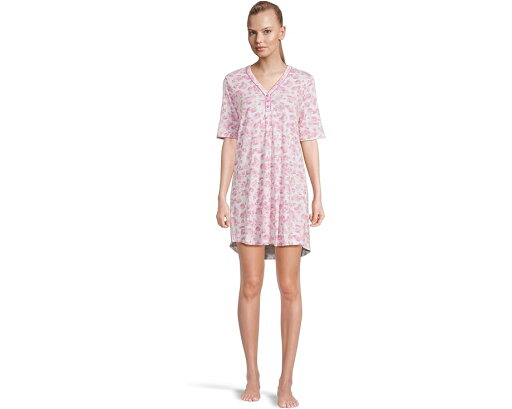 【★Fashion THE SALE★7/12午前10時迄】カレンノイブルガー スリーブ ヘンリー ローズ レディース 【 KAREN NEUBURGER ELBOW SLEEVE HENLEY SLEEPSHIRT / ROSE BLOOM 】 インナー 下着 ナイトウエア ナイト ルーム パジャマ 【★Fashion THE SALE★7/12午前10時迄】カレンノイブルガー スリーブ ヘンリー ローズ レディース 【 KAREN NEUBURGER ELBOW SLEEVE HENLEY SLEEPSHIRT / ROSE BLOOM 】 インナー 下着 ナイトウエア ナイト ルーム パジャマ