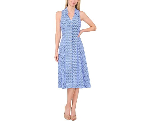 【★Fashion THE SALE★7/12午前10時迄】ノンスリーブ ドレス ナイト ミディドレス レディース 【 CECE PRINTED SLEEVELESS COLLARED BELTED MIDI DRESS / TROPIC NIGHT 】 レディースファッション 【★Fashion THE SALE★7/12午前10時迄】ノンスリーブ ドレス ナイト ミディドレス レディース 【 CECE PRINTED SLEEVELESS COLLARED BELTED MIDI DRESS / TROPIC NIGHT 】 レディースファッション