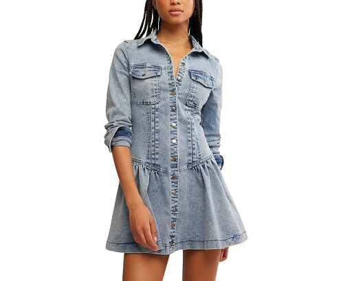 フリーピープル フリー レディース 【 FREE PEOPLE ROADHOUSE MINI / ON THE ROAD RINSE 】 レディースファッション ドレス フリーピープル フリー レディース 【 FREE PEOPLE ROADHOUSE MINI / ON THE ROAD RINSE 】 レディースファッション ドレス