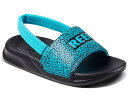 リーフ サンダル 青色 ブルー ジュニア キッズ 【 REEF KIDS LITTLE ONE SLIDE / BLUE CORAL 】 ベビー マタニティ