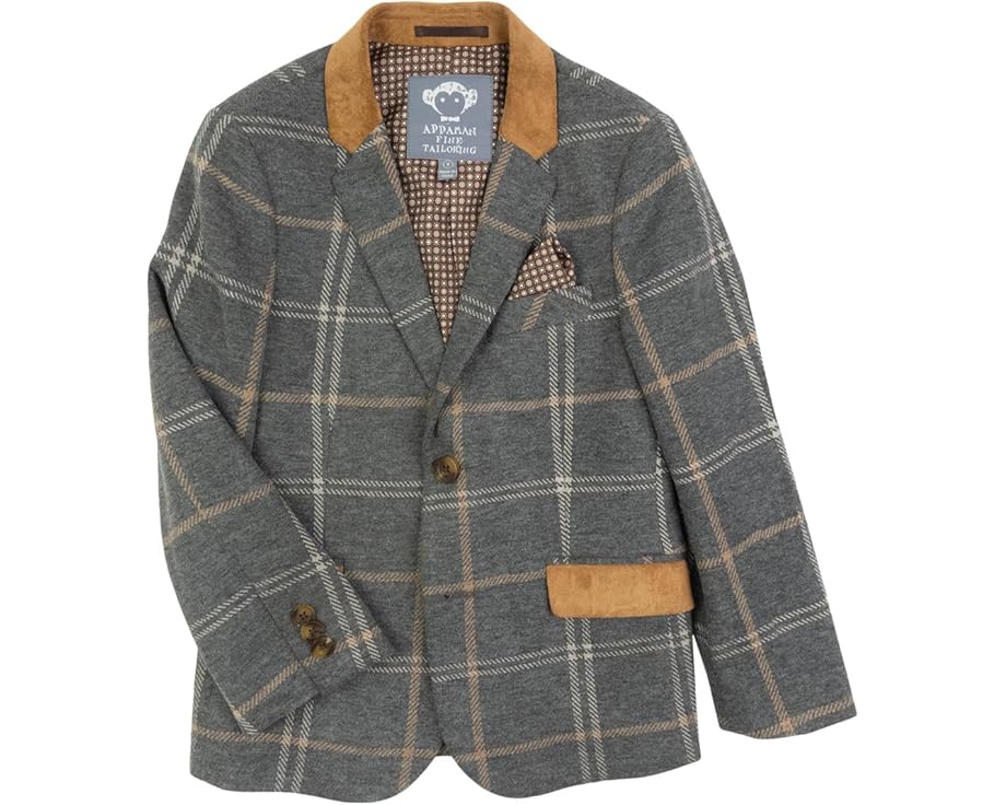 アパマン クラブ ジャケット ジュニア キッズ 【 APPAMAN KIDS CLUB JACKET / SMOKY WINDOWPANE 】 ベビー マタニテ...