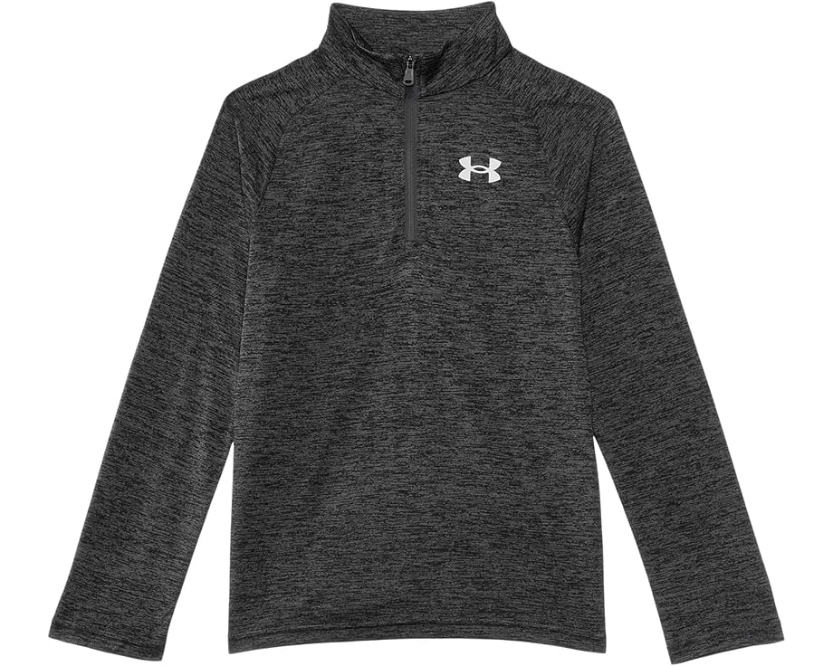 テック 白色 ホワイト アンダーアーマー 2.0 ジュニア キッズ 【 UNDER ARMOUR KIDS TECH 1/2 ZIP / CASTLEROCK WHITE 】 ベビー マタニティ トップス Tシャツ カットソー(4)
