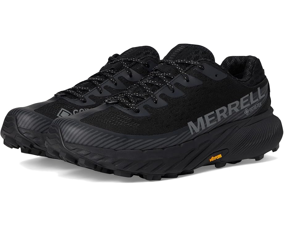 メレル 黒色 ブラック GTX? スニーカー メンズ 【 MERRELL AGILITY PEAK 5 / BLACK BLACK 1 】