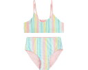 ハーレー リバーシブル アイボリー ジュニア キッズ 【 HURLEY KIDS REVERSIBLE TRIANGLE BIKINI / PALE IVORY MULTI 】 ベビー マタニティ 水着(4)