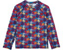 シェル 青色 ブルー ジュニア キッズ 【 VILEBREQUIN KIDS NOUMEA SEA SHELL GLAW / BLUE MARINE 】 ベビー マタニティ 水着