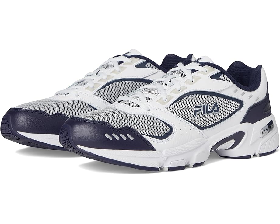フィラ 紺色 ネイビー 銀色 シルバー スニーカー メンズ 【 FILA MEMORY DECIMUS / FILA NAVY DARK SILVER 】