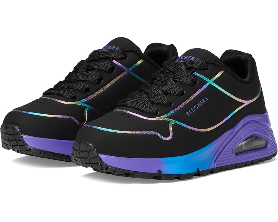 スケッチャーズ 黒色 ブラック ジュニア キッズ 【 SKECHERS KIDS UNO GEN1 310311L / BLACK MULTI 】 ベビー マタニティ スニーカー