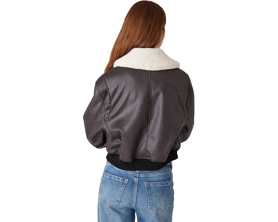 ブランクニューヨークシティー ジャケット 灰色 グレー ボンバージャケット レディース 【 BLANK NYC BOMBER JACKET / GREY 】