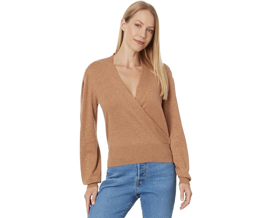 リラピー スリーブ トレーナー 長袖 レディース 【 LILLA P LONG SLEEVE SURPLICE SWEATER / BOURBON ..