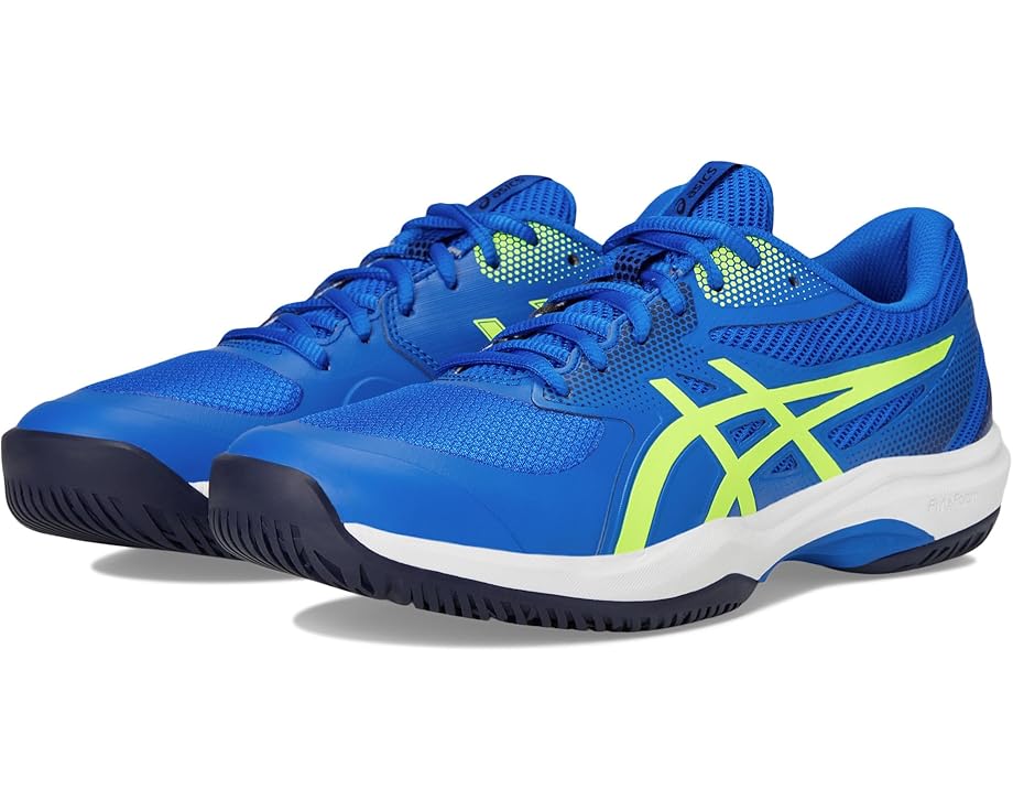 アシックス ゲーム 青色 ブルー 黄色 イエロー スニーカー メンズ 【 ASICS GAME FF PICKLEBALL / ILLUSION BLUE SAFETY YELLOW 】
