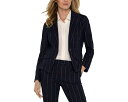【★Fashion THE SALE★7/12午前10時迄】ブレイザー デニム ストライプ ロサンゼルス レディース 【 LIVERPOOL LOS ANGELES NOTCH COLLAR ONE BUTTON BLAZER POLISHED PINSTRIPE DENIM / LAPIS INDGO STRIPE 】(4)