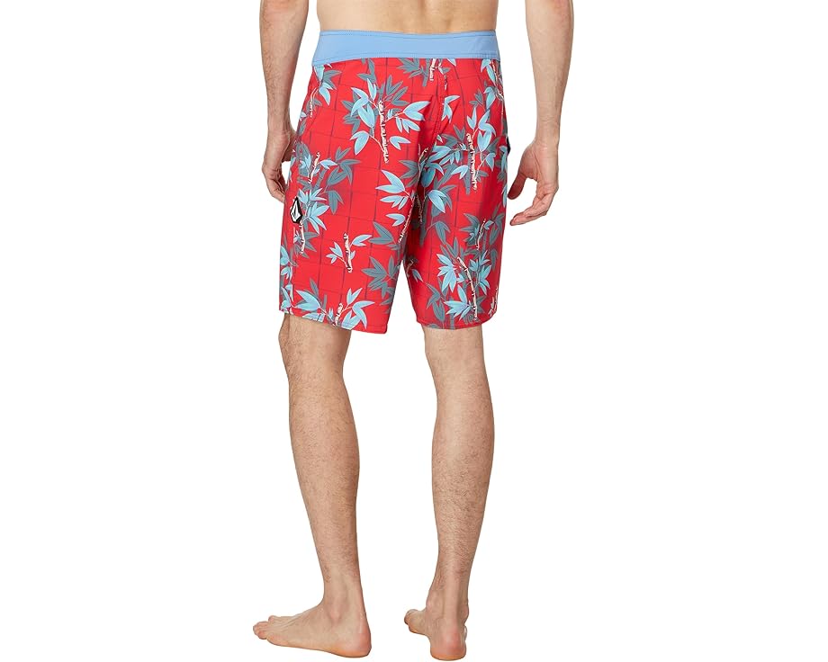 ボルコム 赤 レッド メンズ 【 VOLCOM LIDO PRINT MOD 20 / FLASH RED 】 メンズファッション 水着