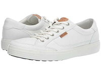 エコー ECCO スニーカー メンズ 【 Soft Retro Sneaker 】 White Cow Leather