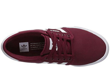 アディダススケートボーディング ADIDAS SKATEBOARDING ワイン色 バーガンディー 白 ホワイト 【 WHITE ADIDAS SKATEBOARDING SEELEY J LITTLE KID BIG COLLEGIATE BURGUNDY FOOTWEAR 】 キッズ ベビー マタニティ