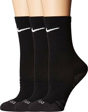 【スーパーセール中！ 6/11深夜2時迄】ナイキ NIKE トレーニング ソックス 靴下 インナー 下着 ナイトウエア レディース 下 レッグ 【 Dry Cushion Crew Training Socks 3-pair Pack 】 Black/anthracite/white